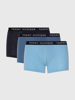 Bielizny Tommy Hilfiger 3-Pack Logo Waistband Trunks Męskie Żółte | TH270OJM