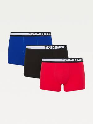 Bielizny Tommy Hilfiger 3-Pack Logo Waistband Trunks Męskie Beżowe | TH582YDH