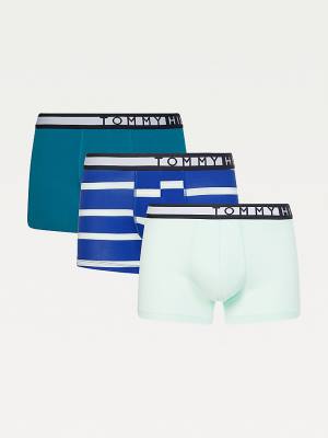 Bielizny Tommy Hilfiger 3-Pack Logo Waistband Trunks Męskie Beżowe | TH829UNG