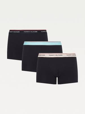 Bielizny Tommy Hilfiger 3-Pack Premium Essential Trunks Męskie Fioletowe | TH291DKZ