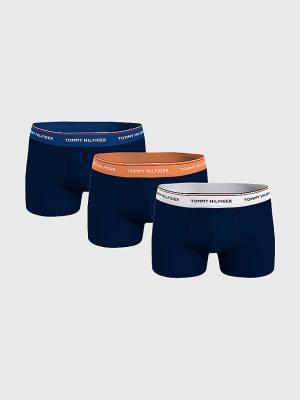 Bielizny Tommy Hilfiger 3-Pack Premium Essential Trunks Męskie Brązowe | TH762WUH