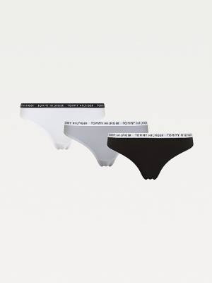 Bielizny Tommy Hilfiger 3-Pack Recycled Bawełniane Briefs Damskie Brązowe | TH713UPS