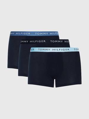 Bielizny Tommy Hilfiger 3-Pack Repeat Logo Trunks Męskie Żółte | TH547KLA