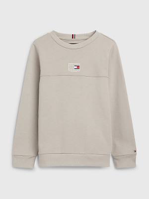 Bluzy Tommy Hilfiger Natural Earth Dye Chłopięce Szare | TH290FRK