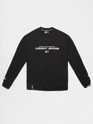 Bluzy Tommy Hilfiger Tommy X AAPE Fleece Męskie Czarne | TH347DCU