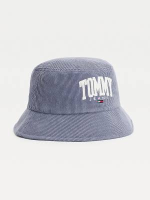 Czapki Tommy Hilfiger College Bucket Męskie Fioletowe | TH627CQU