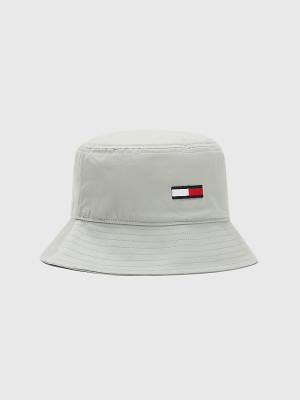 Czapki Tommy Hilfiger Embroidery Bucket Męskie Szare | TH734WNF