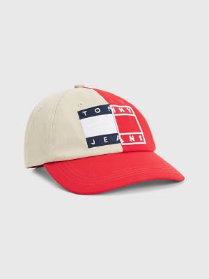 Czapki Tommy Hilfiger Spliced Tommy Badge Cap Damskie Niebieskie | TH928WTO