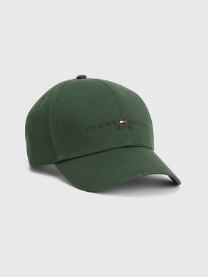 Czapki Tommy Hilfiger TH Established Baseball Cap Męskie Zielone | TH254CHQ