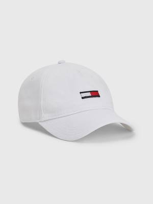 Czapki Tommy Hilfiger Tommy Jeans Cap Męskie Białe | TH534HFY