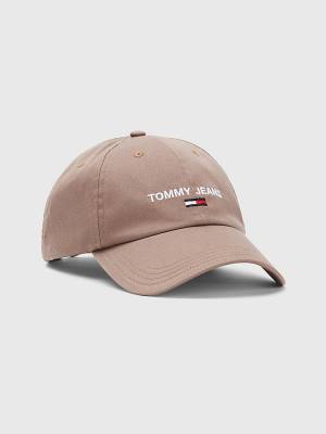 Czapki Tommy Hilfiger Tommy Jeans Flag Cap Męskie Szare | TH436BYU