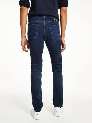 Jeansy Tommy Hilfiger Bleecker Slim Faded Męskie Denim | TH679NVD