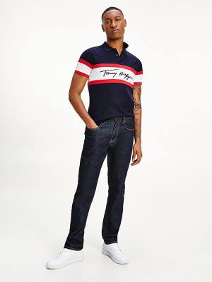 Jeansy Tommy Hilfiger Bleecker Slim Męskie Denim | TH197TAZ