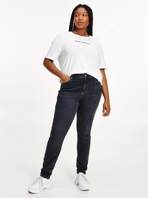 Jeansy Tommy Hilfiger Curve Melany Ultra High Rise Super Skinny Damskie Denim | TH876WFL