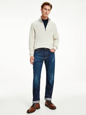 Jeansy Tommy Hilfiger Mercer Straight Faded Męskie Denim | TH217ZGU