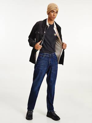 Jeansy Tommy Hilfiger Ryan Straight Faded Męskie Denim | TH365JGN