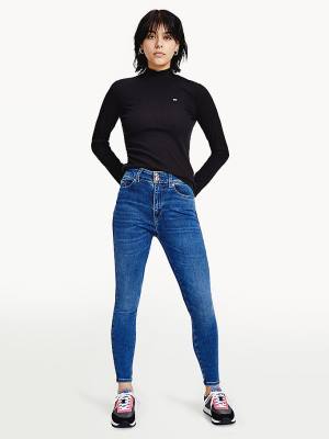 Jeansy Tommy Hilfiger Shape High Rise Skinny Damskie Denim | TH187REU