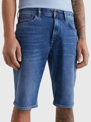 Jeansy Tommy Hilfiger Tapered Faded Denim Shorts Męskie Denim | TH180TVX