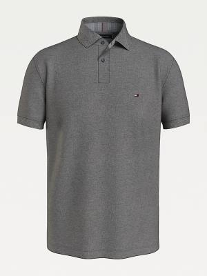 Koszulki Polo Tommy Hilfiger 1985 Essential TH Flex Męskie Szare | TH360XOC