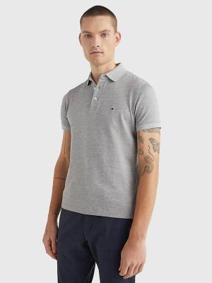 Koszulki Polo Tommy Hilfiger TH Flex Slim Fit Męskie Szare | TH721XVW