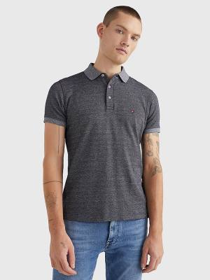 Koszulki Polo Tommy Hilfiger TH Flex Slim Fit Męskie Niebieskie | TH759HXR