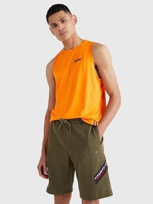 Koszulki Tommy Hilfiger Sportowe Essential Performance Treningowe Tank Top Męskie Pomarańczowe | TH372WSK