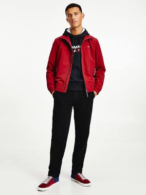 Kurtki Tommy Hilfiger Classics Bomber Męskie Czerwone | TH190GBV