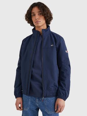 Kurtki Tommy Hilfiger Classics Bomber Męskie Niebieskie | TH234PHK