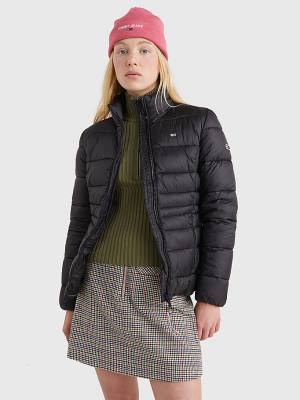 Kurtki Tommy Hilfiger Down Quilted Damskie Czarne | TH420LJM