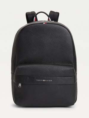 Plecaki Tommy Hilfiger Downtown Backpack Męskie Czarne | TH169TNM