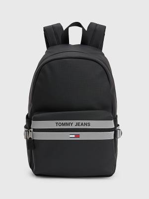 Plecaki Tommy Hilfiger Essential Reflective Backpack Męskie Czarne | TH189EAL