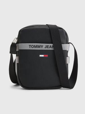 Plecaki Tommy Hilfiger Essential Reflective Reporter Męskie Czarne | TH732IPM