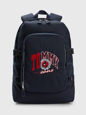 Plecaki Tommy Hilfiger Heritage Dome Backpack Męskie Niebieskie | TH476ZTS