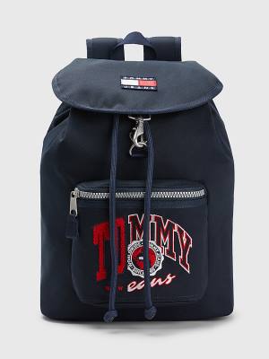 Plecaki Tommy Hilfiger Heritage Logo Backpack Męskie Niebieskie | TH812UMW