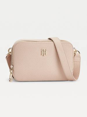 Plecaki Tommy Hilfiger Monogram Camera Damskie Beżowe | TH620UWV