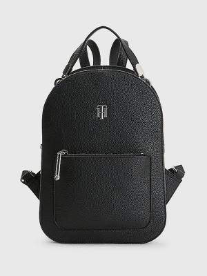 Plecaki Tommy Hilfiger Pebble Grain Backpack Damskie Czarne | TH916PXO