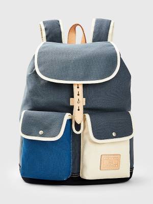 Plecaki Tommy Hilfiger Płócienne Flap Backpack Męskie Niebieskie | TH840XZP