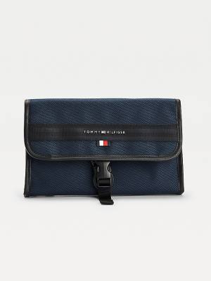 Plecaki Tommy Hilfiger Recycled Travel Washbag Męskie Niebieskie | TH609PVS