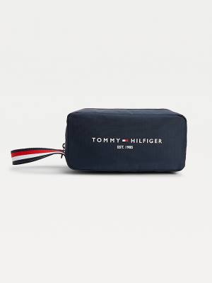 Plecaki Tommy Hilfiger TH Established Recycled Washbag Męskie Niebieskie | TH674MGK