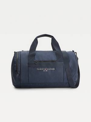 Plecaki Tommy Hilfiger TH Established Recycled Polyester Duffle Męskie Niebieskie | TH803XLQ