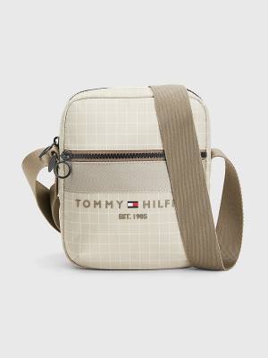 Plecaki Tommy Hilfiger TH Established Small Reporter Męskie Beżowe | TH250LCW