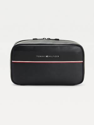 Plecaki Tommy Hilfiger TH Tech Commuter Recycled Pouch Męskie Czarne | TH014ZAQ