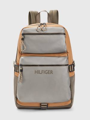 Plecaki Tommy Hilfiger Utility Backpack Męskie Khaki | TH973IYV