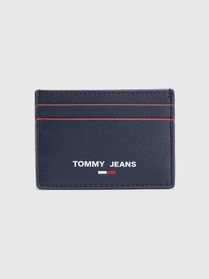 Portfele Tommy Hilfiger Essential Card Holder Męskie Niebieskie | TH254FPG