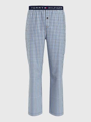 Pyjamas Tommy Hilfiger Original Woven Print Bottoms Męskie Zielone | TH972QWB