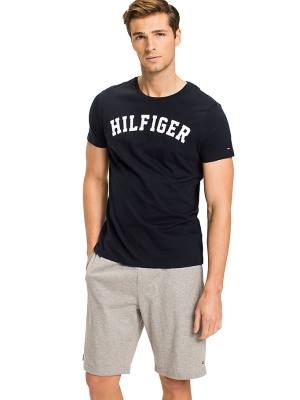 Pyjamas Tommy Hilfiger Tommy Hilfiger Logo Męskie Niebieskie | TH810AKE