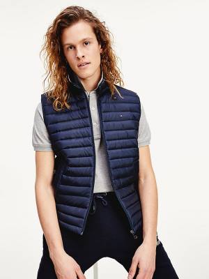 Płaszcze Tommy Hilfiger CORE PACKABLE DOWN VEST Męskie Niebieskie | TH092OHK