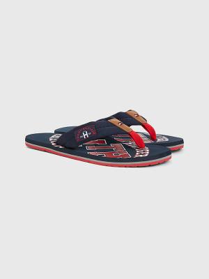 Sandały Tommy Hilfiger Tommy Beach Męskie Niebieskie | TH481YEI