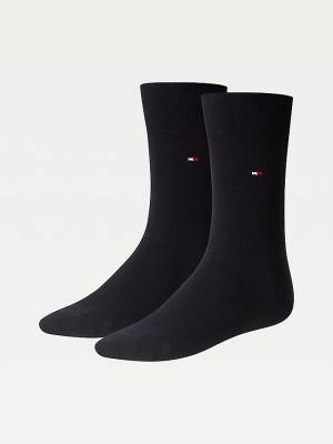 Skarpety Tommy Hilfiger 2-Pack Klasyczne Męskie Niebieskie | TH195JZI