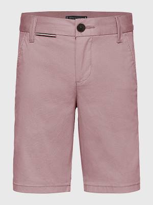 Spodnie Tommy Hilfiger 1985 Essential Chino Shorts Chłopięce Różowe | TH867NPQ